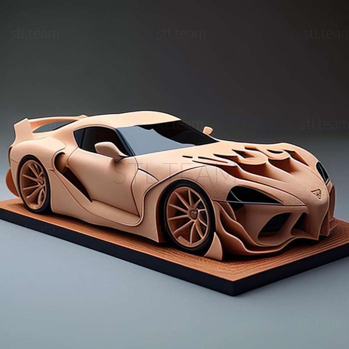 3D model Gran Turismo 6 Toyota FT 1 Concept game (STL)